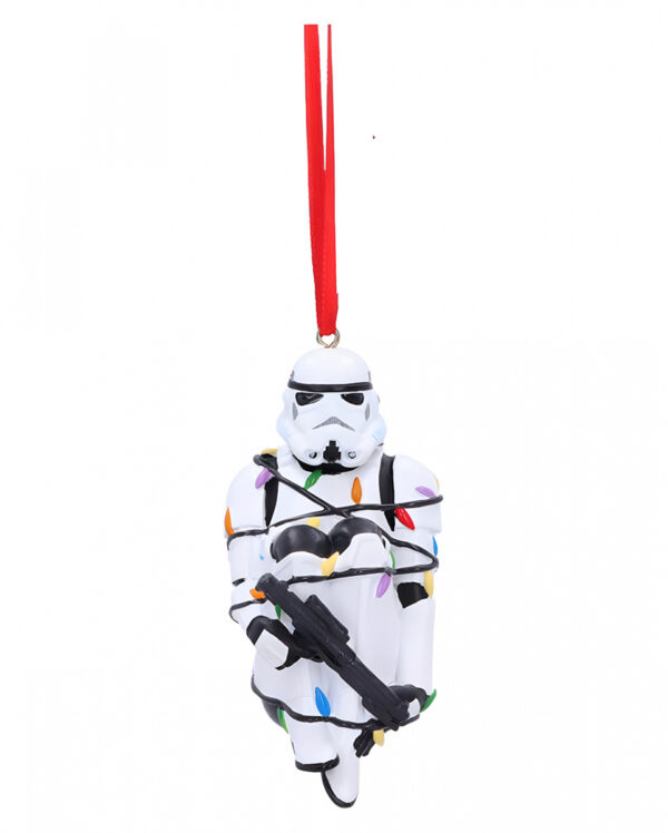 Star Wars Stormtrooper in Lichterkette Christbaumkugel 9cm ✰