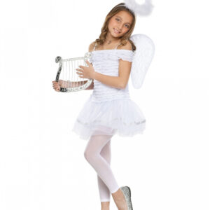 Kleiner Engel Mädchen Kostüm für Krippenspiele L