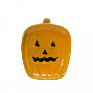 Halloween Pumpkin Teller Gelb 17 cm kaufen
