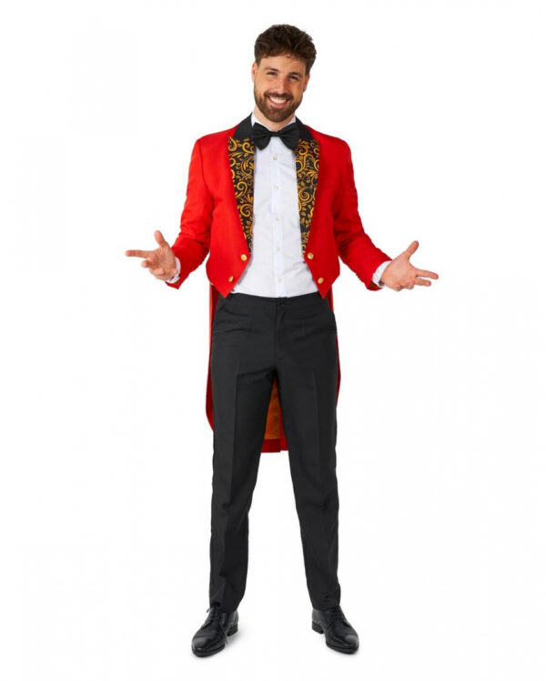 Zirkus Anzug Rot - Suitmeister für Fasching & Mottopartys XXL