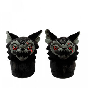 Werewolf : Fang Hausschuhe KILLSTAR  Gothic Pantoffeln M-L