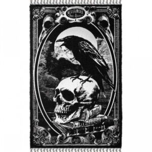 Gothic Teppich Poe's Raven 97x51cm ★