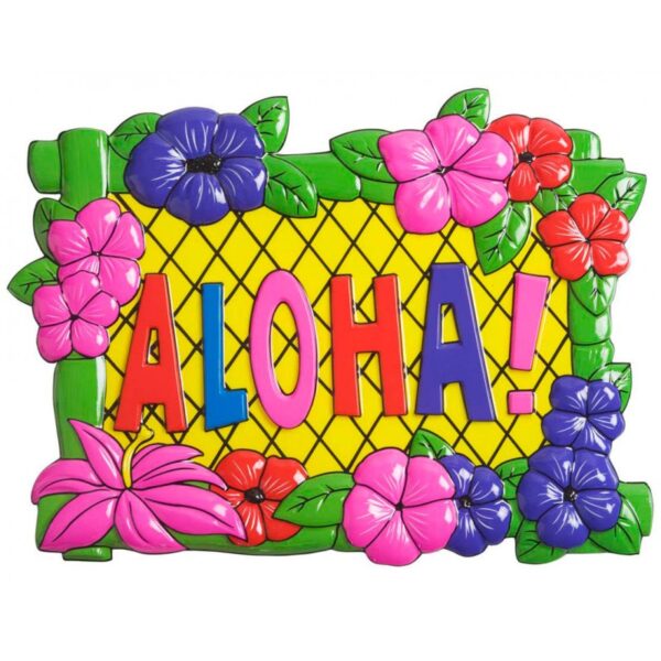 aloha hawaii schild