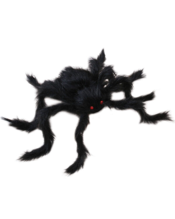 behaarte horrorspinne schwarz haarige riesenspinne black hairy spider halloween ungeziefer spinne 21255