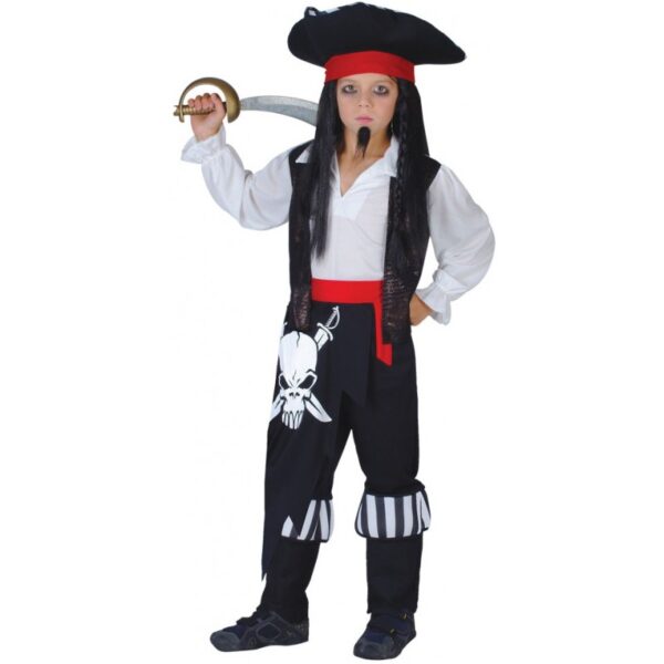 captain jack pirat kinderkostuem