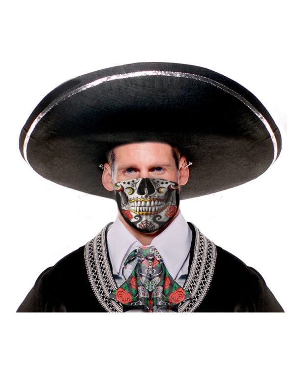 day of the dead alltagsmaske fuer maenner day of the dead community mask 39884 01