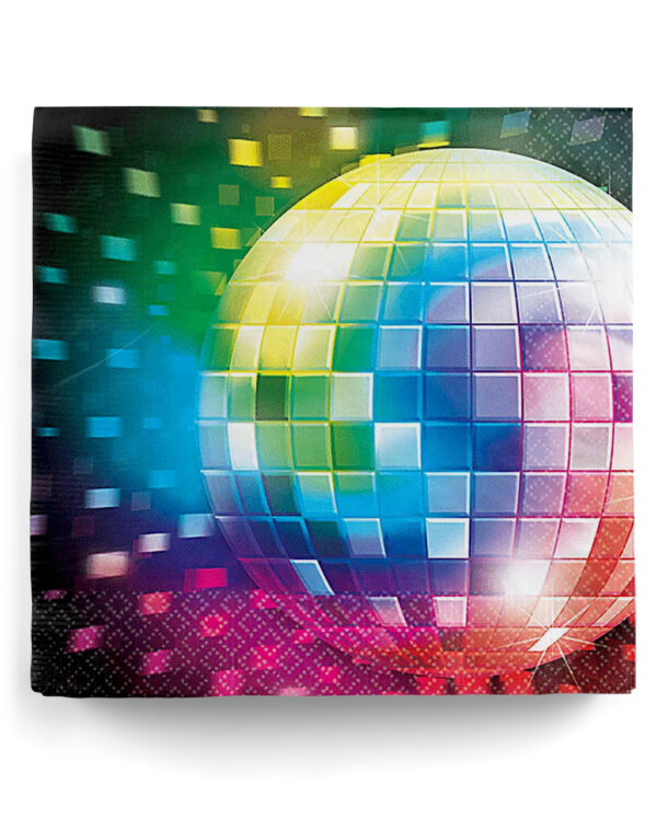 disco fever servietten 70er jahre partyservietten mottoparty dekoration 27938 1