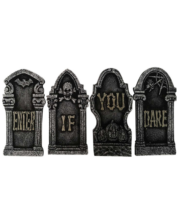 enter if you dare grabstein set enter if you dare tombstone set halloween grabstein 52632 01