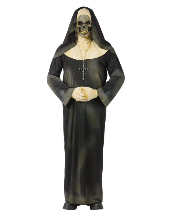 finstere zombie nonne kostuem untote klosterschwester verkleidung halloween ordensfrau kostuem 16312