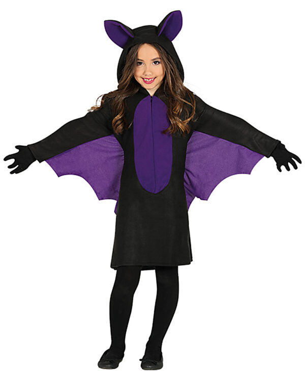 fledermaus maedchen kostuem halloween verkleidung fuer girls bat costume 28672