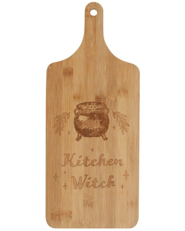 kitchen witch holz schneidebrett kitchen witch wooden chopping board halloween homeware 53136
