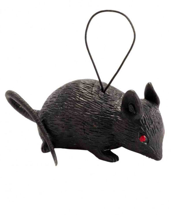 kleine schwarze maus halloween deko black little mouse halloween decoration 36367 01