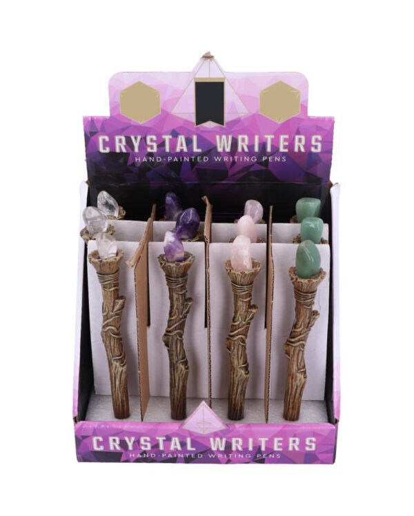 kristall zauberstab hexen und magier kugelschreiber crystal magic wand pens 39286