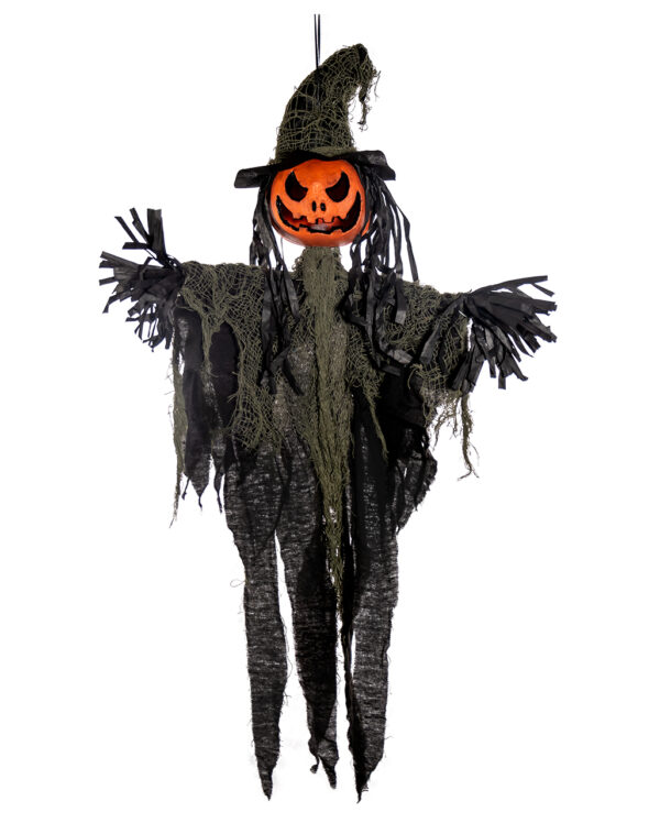 kuerbis vogelscheuche mit led haengefigur pumpkin scarecrow with led light hanging prop halloween decoration 52624 001