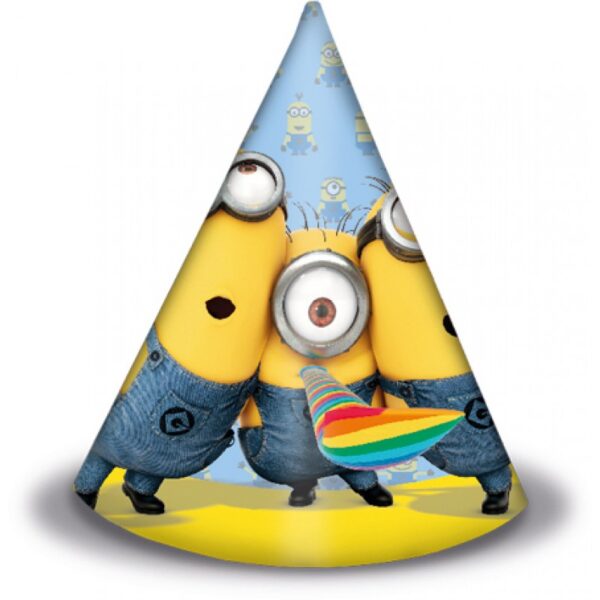 minions lovely party h te 6 st ck