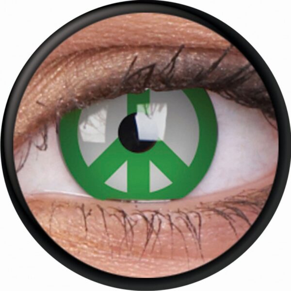 peace kontaktlinsen gruen