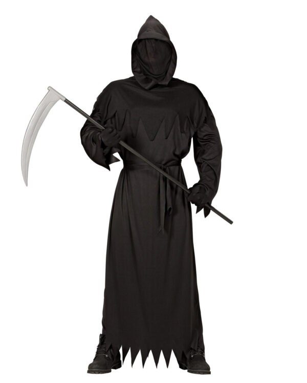 schwarzes phantom kostuem daemon halloween verkleidung mit maske gevatter tod kostuem 14837 01