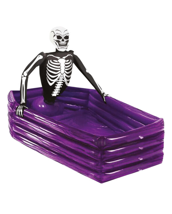 skelett im sarg getraenkekuehler aubflasbar halloween und horror deko online kaufen inflatable drink cooler skeleton 55648 2