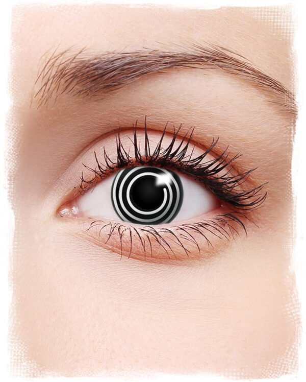 spiral kontaktlinsen black and white farbige kontaktlinsen guenstig kaufen