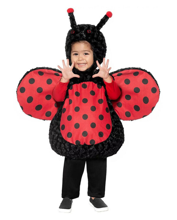 suesser marienkaefer kleinkinderkostuem cute ladybug toddler costume insekten verkleidung fasching kinder 56097