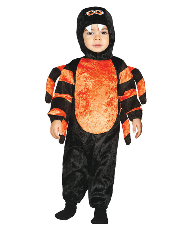 tarantel kleinkinderkostuem spinnen verkleidung fuer halloween spider kids costume 28690