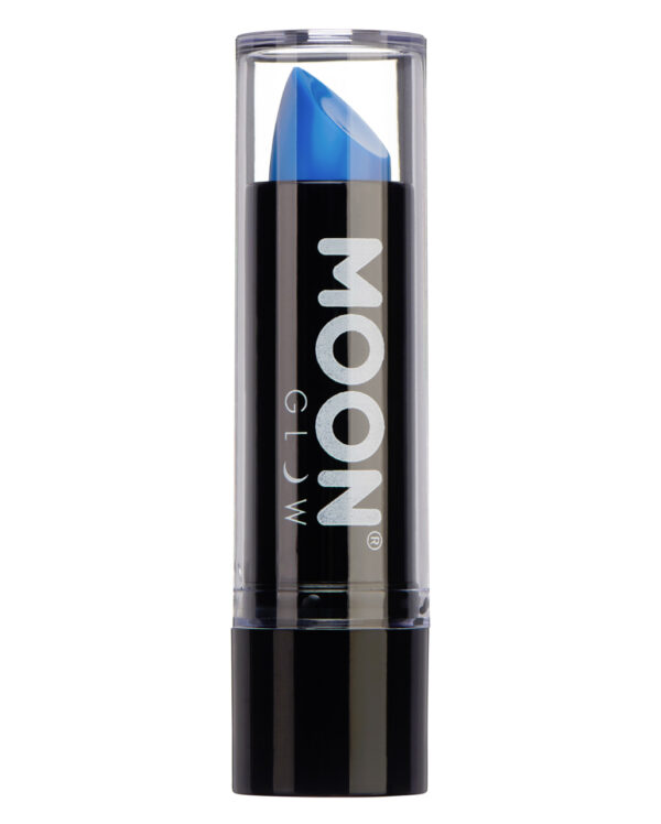 uv lippenstift blau schwarzlicht lippen make up moon glow lipstick blue 36832