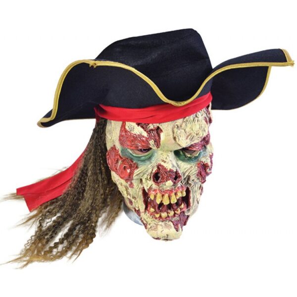 verfluchter zombie piraten maske