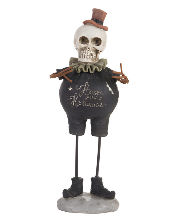 vintage happy halloween skelett figur 21cm vintage happy halloween skeleton figurine halloween skelett dekofigur 55729