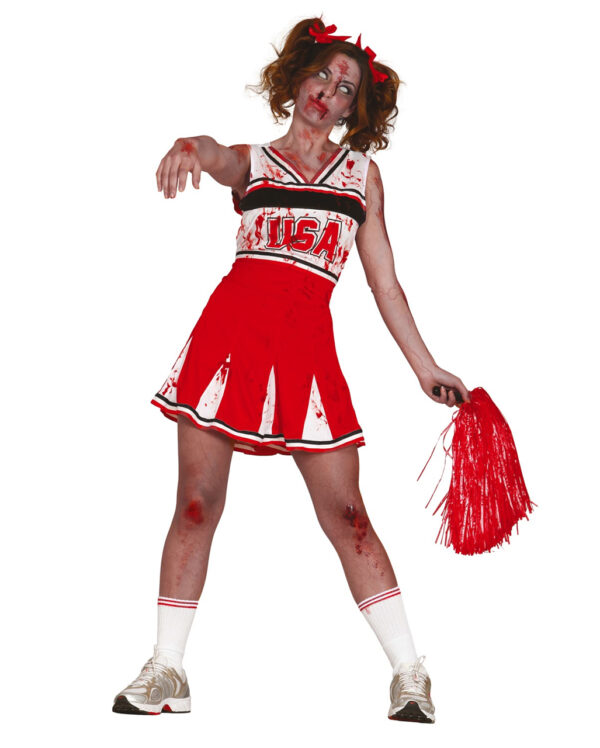 zombie cheerleader kostuem zombie cheerleader costume high school zombie costume 26439 01