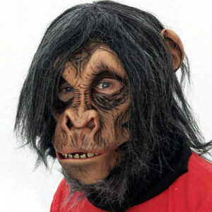 Schimpansen Maske Deluxe  Affen Maske kaufen