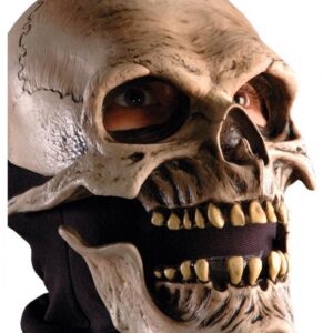 Totenschädel Maske Deluxe für Halloween