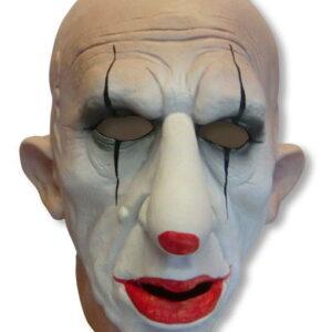 Traurige Clown Maske für Fasching & Karneval