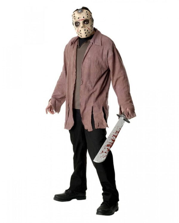 Jason Voorhees Maske & Jason Shirt Halloween Kostümzubehör
