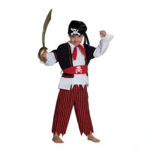 Seeräuber Kinderkostüm dreiteilig Piratenverkleidung für kleine Kinder bestehend aus drei Teilen  XL / 140