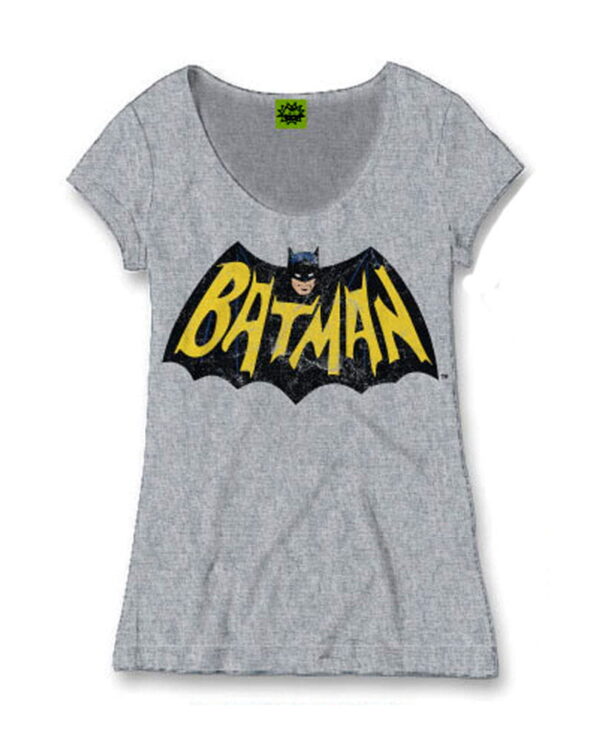 Batman TV Serien Logo Frauen T-Shirt   Lizenziertes Batman T-Shirt für Damen XL