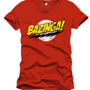 The Big Bang Theory Bazinga T-Shirt   Comedyserien T-Shirt mit Lizenz M