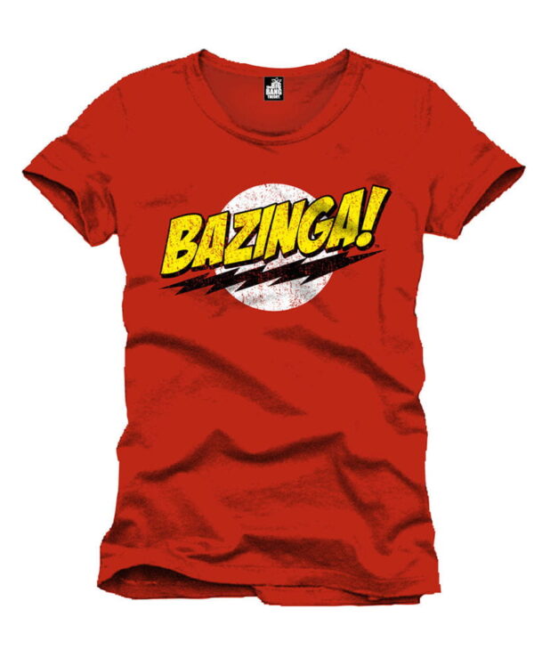 The Big Bang Theory Bazinga T-Shirt   Comedyserien T-Shirt mit Lizenz M