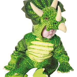 Triceratops Dino Kleinkinderkostüm Grün ❤ XL