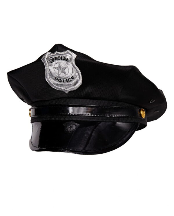 Special Police Polizeimütze schwarz kaufen
