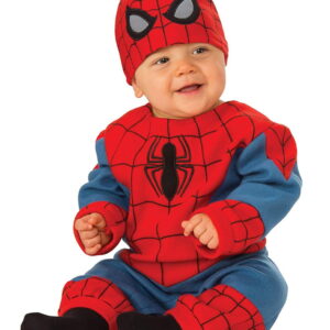 Babykostüm Spiderman für Kinderfasching S 6-12 Monate