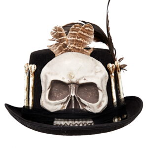 Voodoo Hut mit Totenschädel für Halloween!