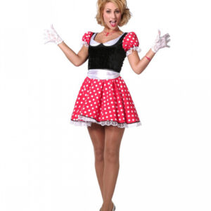 Sexy Damen Kostüm Minnie Maus für Fasching 46