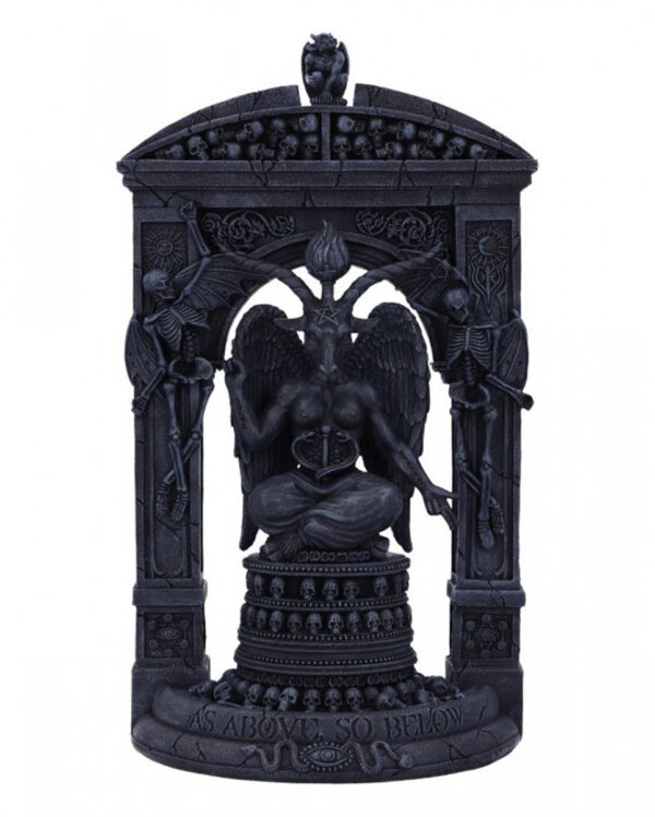 Baphomet's Tempel Aufstellfigur 28cm  Okkulte Dekofigur