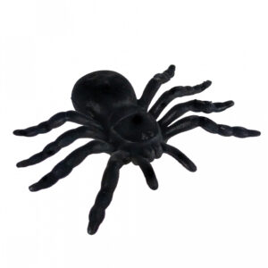 Riesige schwarze Spinne 16cm für Halloween