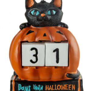Kürbis & Katze als Halloween Countdown 18cm kaufen