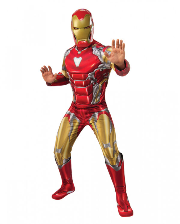 Iron Man Deluxe Herrenkostüm für Karneval & Fasching XL