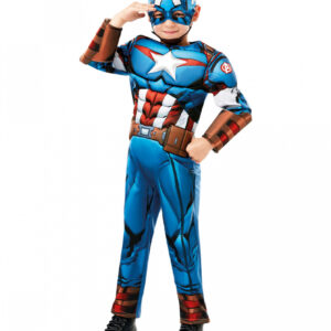Captain America Classic Kinderkostüm für Fasching & Karneval L / 128