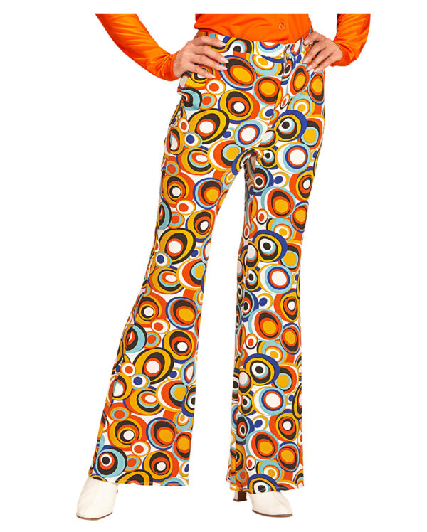 70er jahre groovy damenhose bubbles schlaghose hippie faschingskostuem 70s hippie trousers 29425 1
