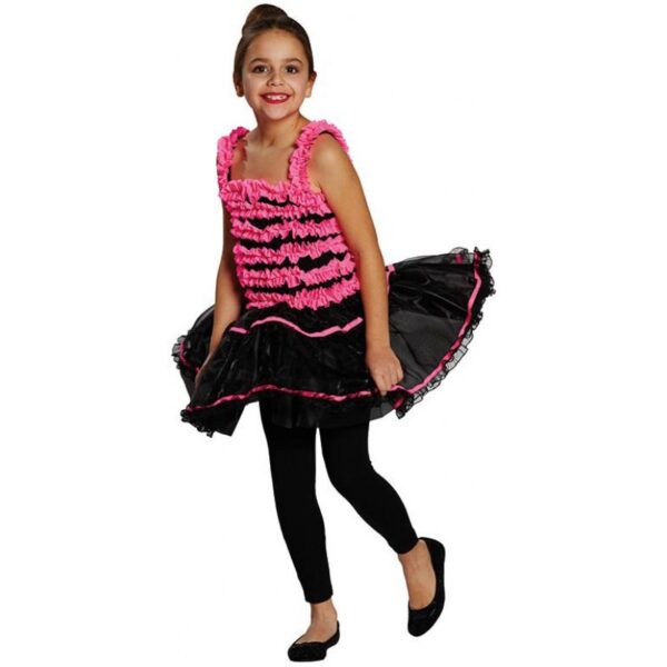 ballerina kostuem schwarz pink