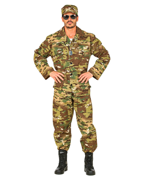 camouflage soldaten kostuem tarnfleck soldaten kostuem camouflage soldier costume soldatenuniform kostuem 54346 01